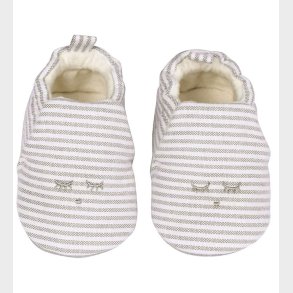 Livly Hjemmesko - Lys Beige/Hvidstribet