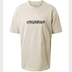 Hound T-shirt - Light Sand m. Print