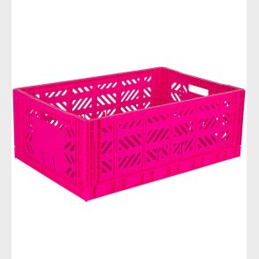 Aykasa Foldekasse - 60x40x22 cm - Maxi - Neon Pink