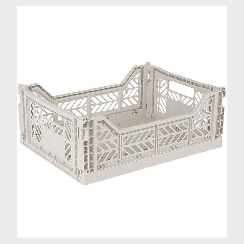 Aykasa Foldekasse - 40x30x15 cm - Midi - Light Gray