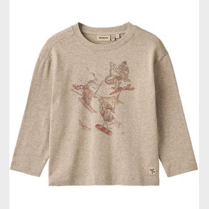 Wheat Bluse - Claus - Gravel Melange