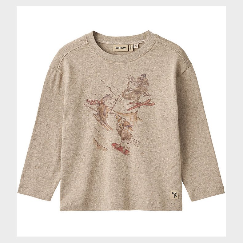 Wheat Bluse - Claus - Gravel Melange