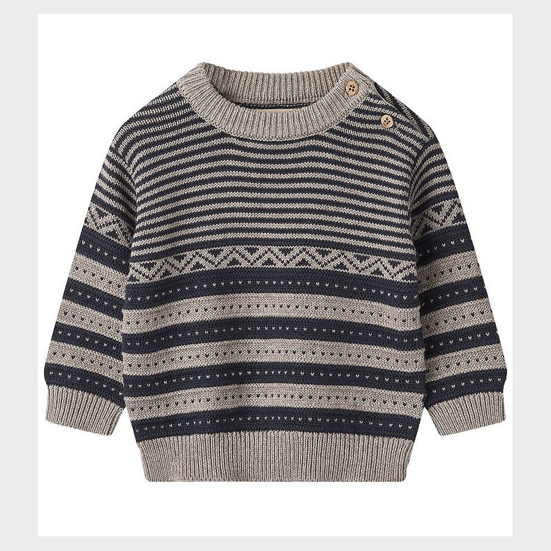 Wheat Bluse - Strik - Janus - Navy