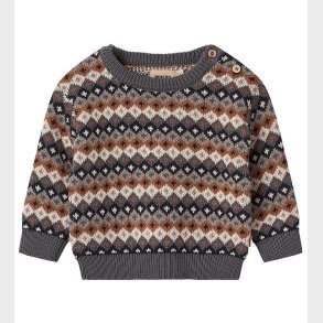 Wheat Bluse - Strik - Jaquard - Elias - Multi