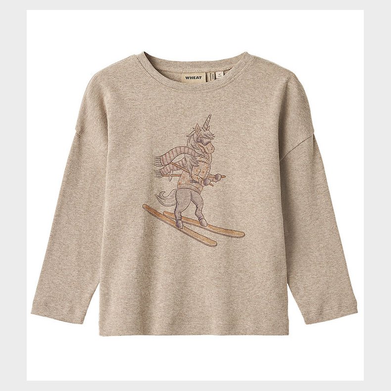 Wheat Bluse - Hanni - Gravel Melange