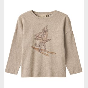 Wheat Bluse - Hanni - Gravel Melange