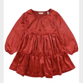 GANT Kjole - Velour - Ruby Red