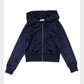 GANT Cardigan - Velour - Evening Blue