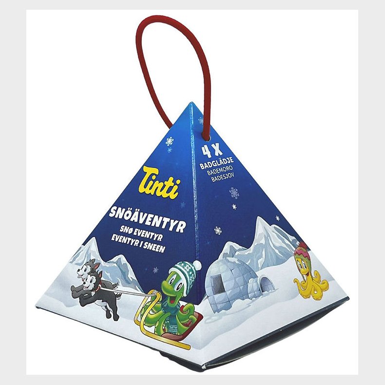 Tinti Julekugle - 4-pak - Sneeventyr