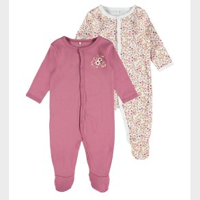 Name It Natdragt - Noos - 2-pak - NbfNightsuit - Rose Wine