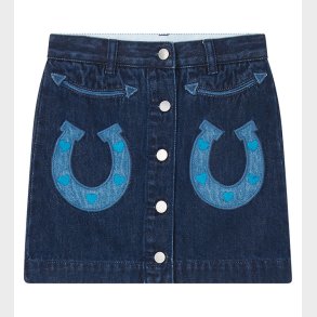 Stella McCartney Kids Nederdel - Denim - Bl m. Hestesko