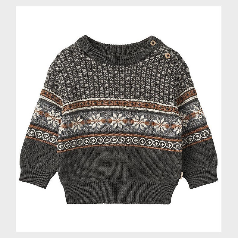 Wheat Bluse - Strik - Jacquard - Julius - Raven