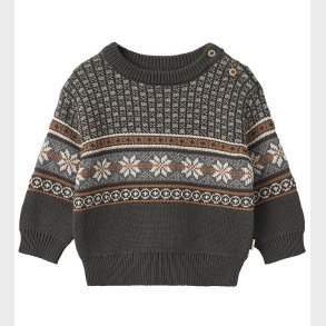 Wheat Bluse - Strik - Jacquard - Julius - Raven