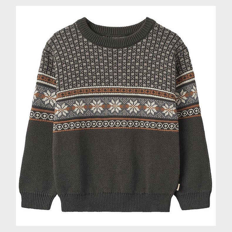 Wheat Bluse - Strik - Jacquard - Julius - Raven