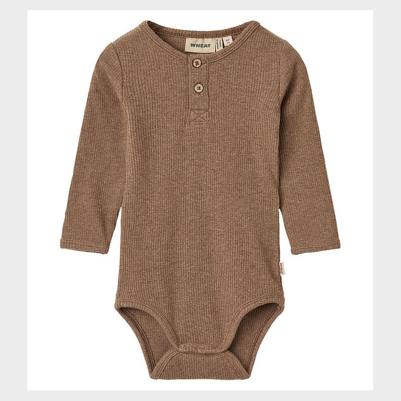 Wheat Body l/ - Rib - Benny - Coffee Melange