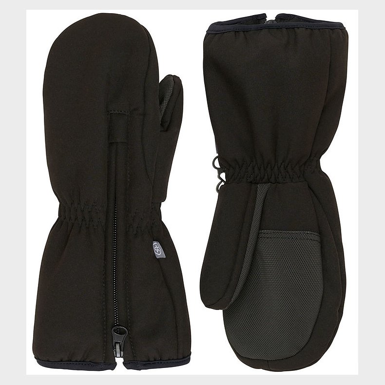 Color Kids Luffer m. Lynls - Softshell - Sort