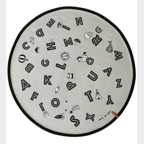 OYOY Gulvtppe - 120 cm - Alfabet