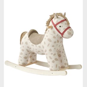 Kids Concept Gyngehest - Dotty - Aiden - Hvid/Beige