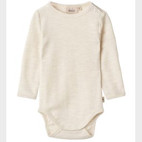 Wheat Body l/ - Uld - Lucca - Eggshell Melange