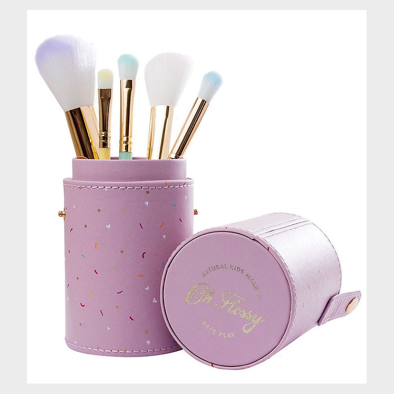 Oh Flossy Makeup-b�rster - 5 stk. - Rainbow