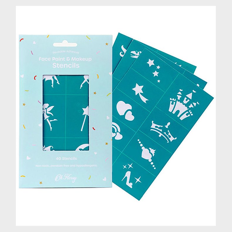 Oh Flossy Ansigtsmaling - Makeup Stencils