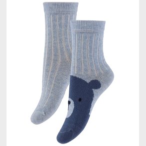 Minymo Str�mper - Noos - 2-pak - Winter Sky