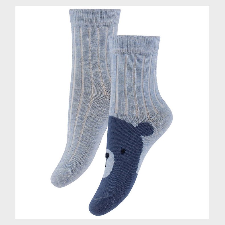 Minymo Str�mper - Noos - 2-pak - Winter Sky