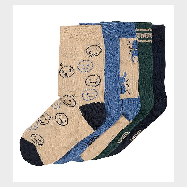 Minymo Str�mper - 5-pak - Army green