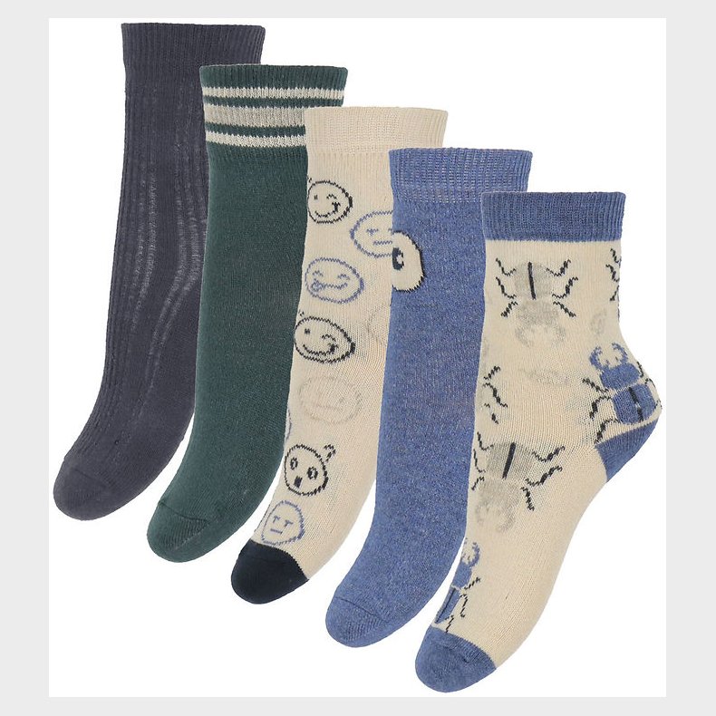 Minymo Str�mper - 5-pak - Army green