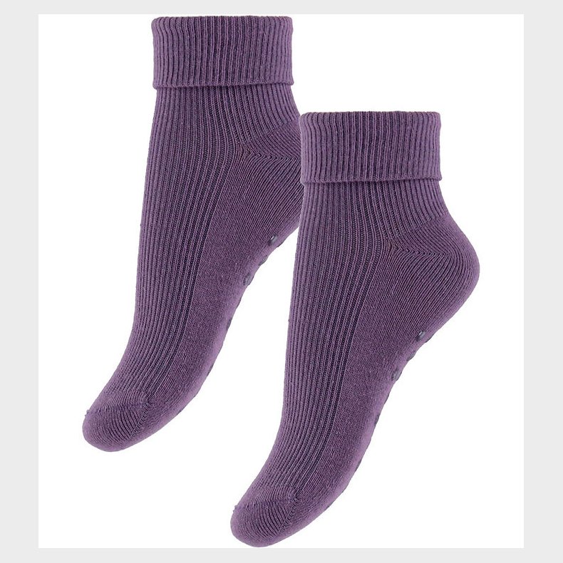 Minymo Str�mper - Rib - 2-pak - Noos - Flint