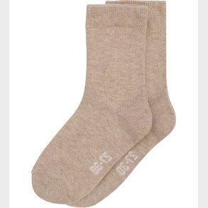 Minymo Ankelstrmper - 2-pak - Noos - Silver Mink Melange