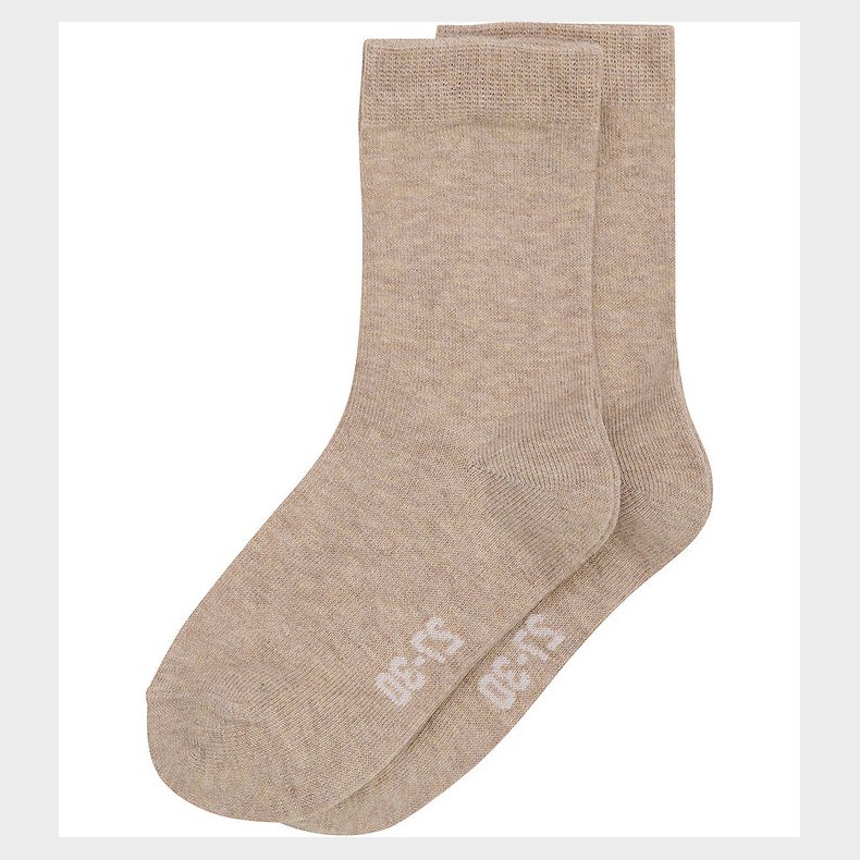 Minymo Ankelstrmper - 2-pak - Noos - Silver Mink Melange