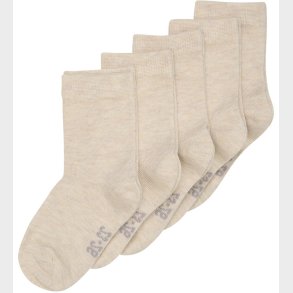 Minymo Str�mper - 5 pak - Silver Mink Melange