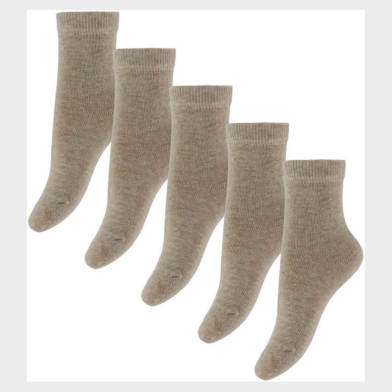 Minymo Str�mper - 5 pak - Silver Mink Melange