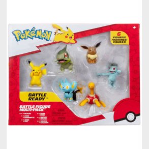 Pok�mon Figur - 6-pak - Battle Figure