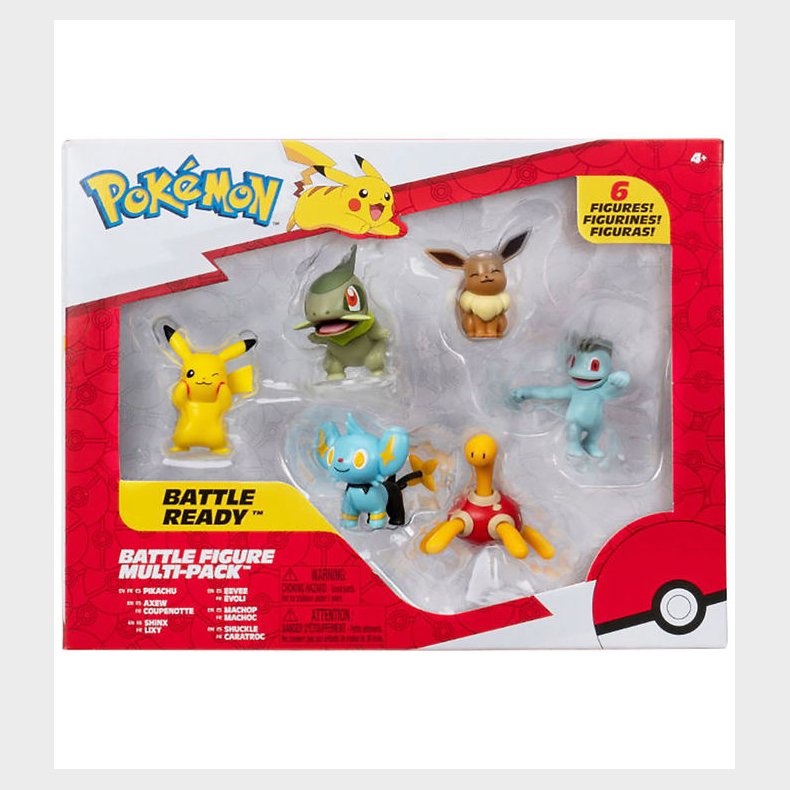 Pok�mon Figur - 6-pak - Battle Figure