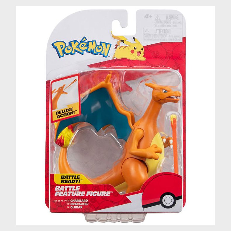 Pok�mon Figur - Battle Feature Figure - Charizard Deluxe