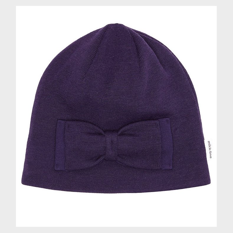 Mikk-Line Hue m. Sl�jfe - Uld/Akryl - 2-lags - Nightshade