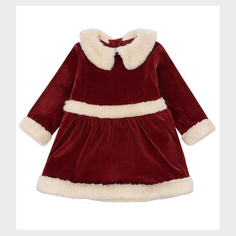 Konges Sljd Kjole - Velour - Christmas - Red Dahlia