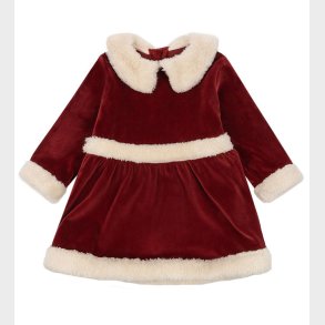 Konges Sljd Kjole - Velour - Christmas - Red Dahlia