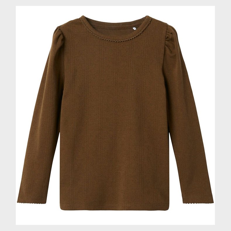 Name It Bluse - NmfNigella - Desert Palm