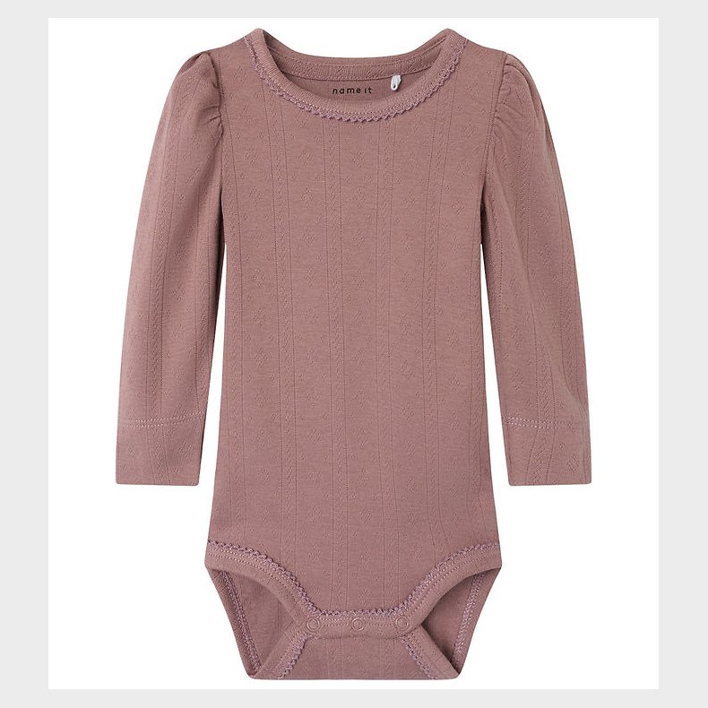 Name It Body k/ - Slim Body - NbfNigella - Twilight Mauve