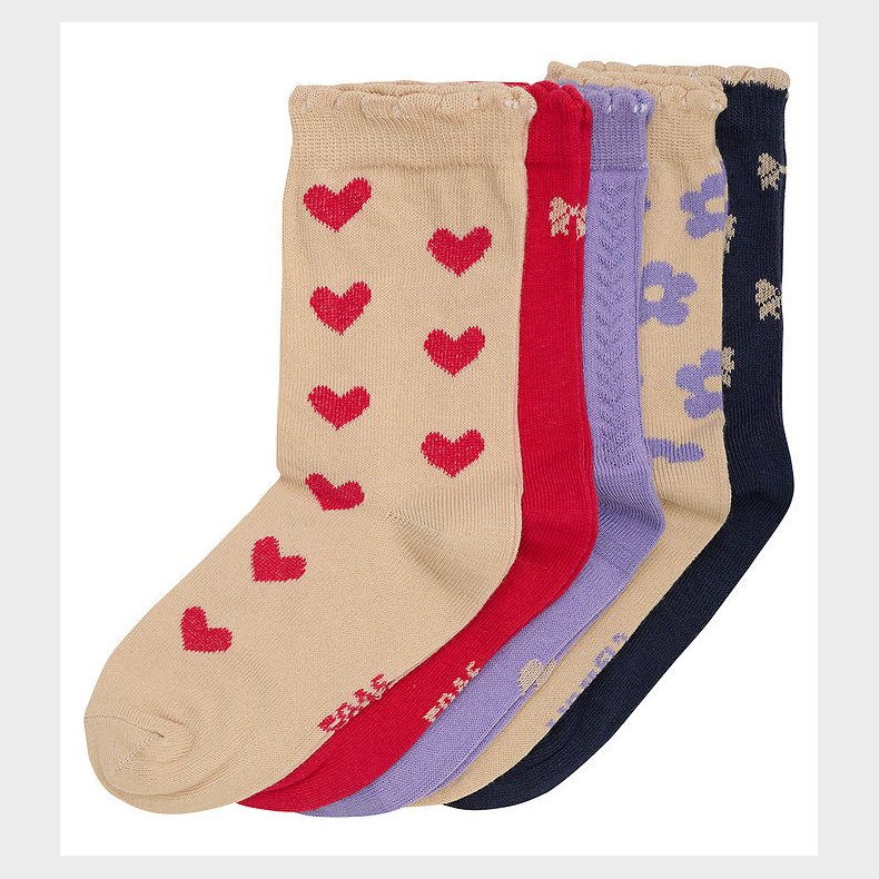 Minymo Str�mper - 5 pak - Red