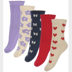 Minymo Str�mper - 5 pak - Red