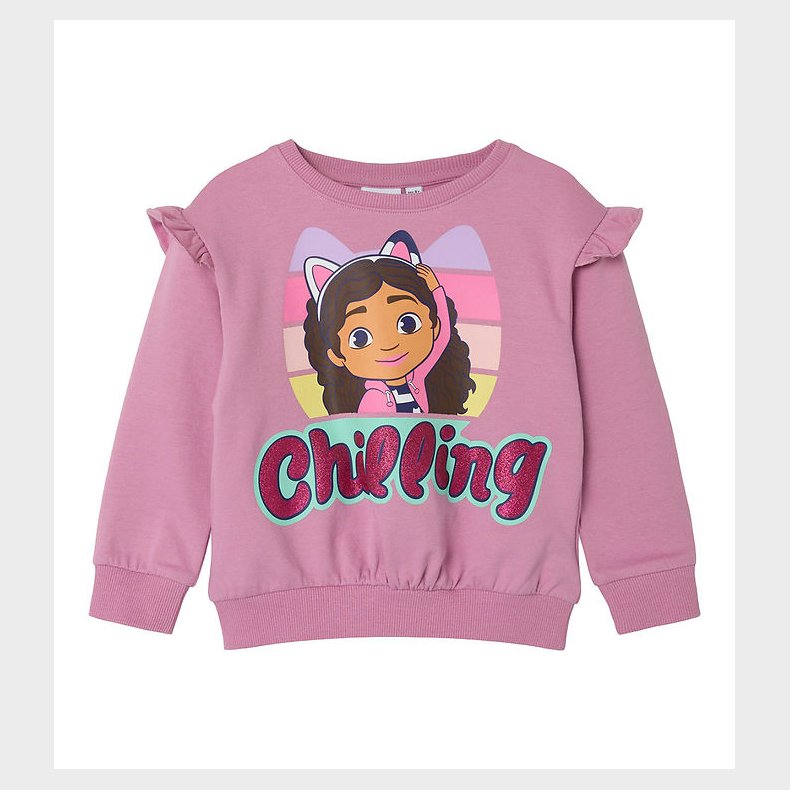 Name It Sweatshirt - NmfSanne - Maueve Orchid