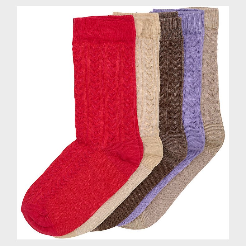 Minymo Str�mper - 5 Pak - Red