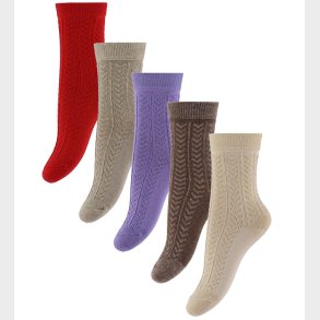 Minymo Str�mper - 5 Pak - Red