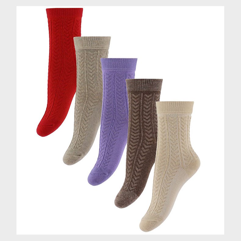 Minymo Str�mper - 5 Pak - Red