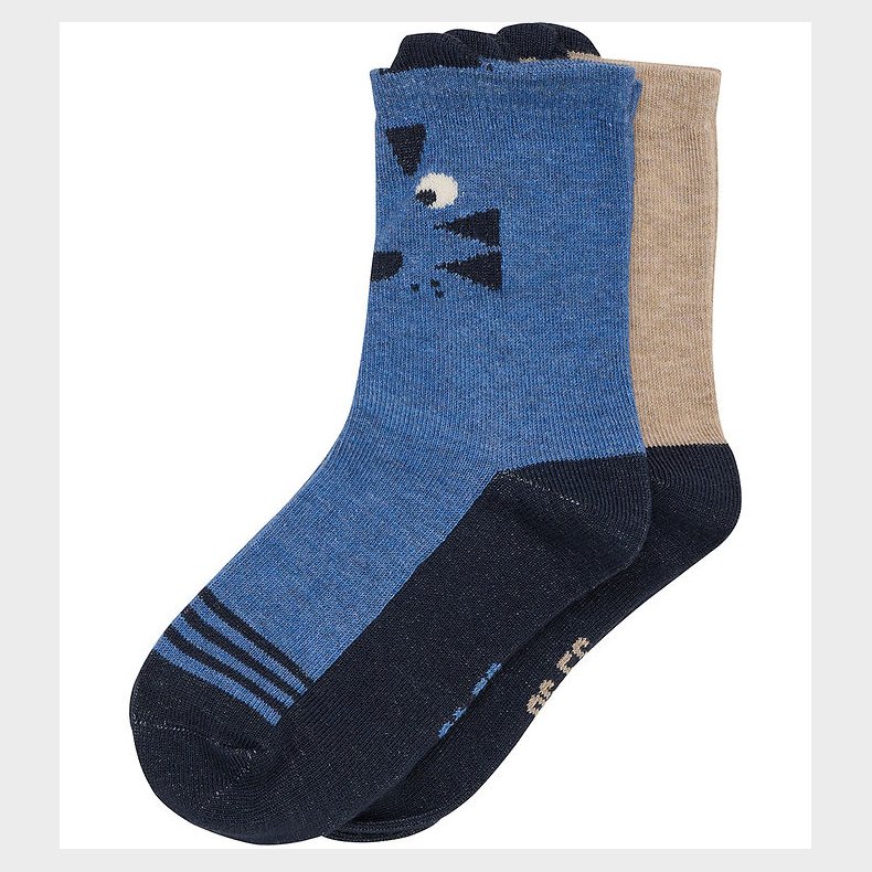 Minymo Str�mper - 2 pak - Deep Navy