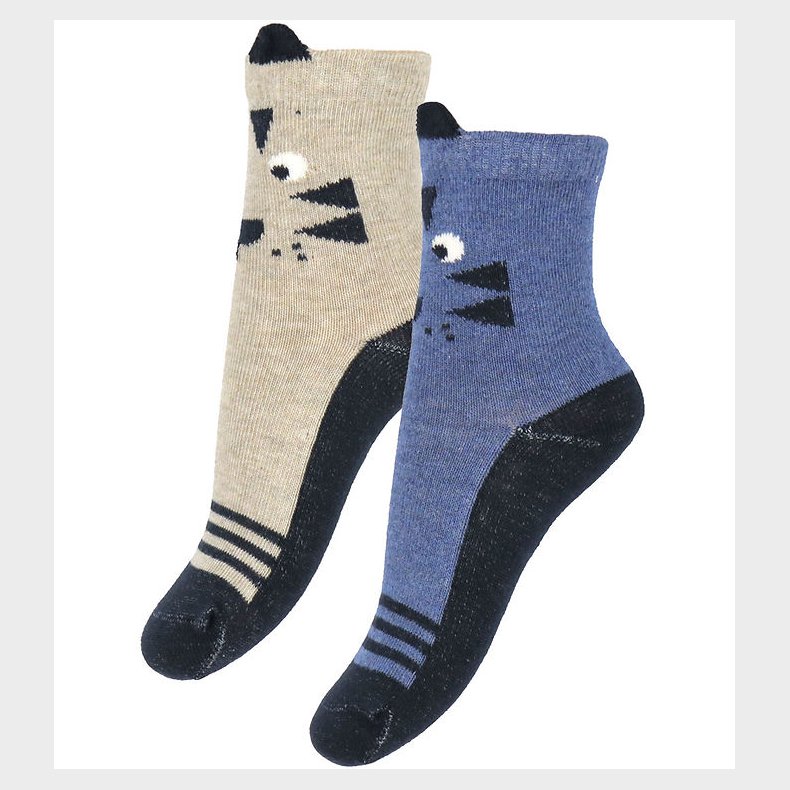 Minymo Str�mper - 2 pak - Deep Navy